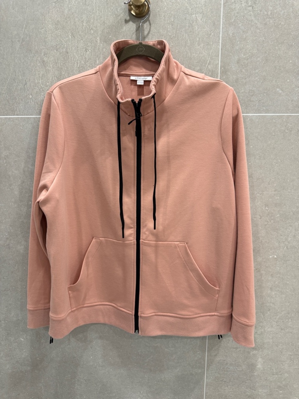 Never worn - Chico's Pink Jacket Sweatshirt type material